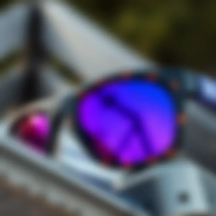 Close-up view of the Prizm lens technology