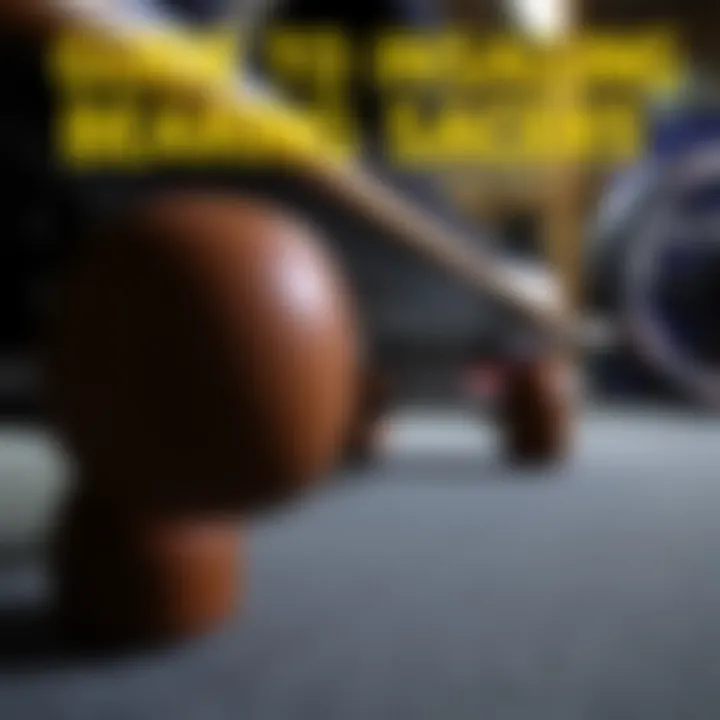 Visual guide on the installation of skateboard bearing spacers