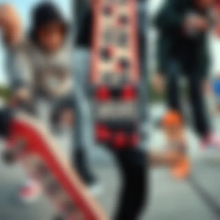 Influence of Kyle Walker Vans Strap on Skate Fashion Collage of skate fashion trends featuring the Kyle Walker Vans strap