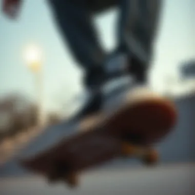 Kyle Walker Vans Strap in Action Skateboarder performing tricks while wearing Kyle Walker Vans with the strap