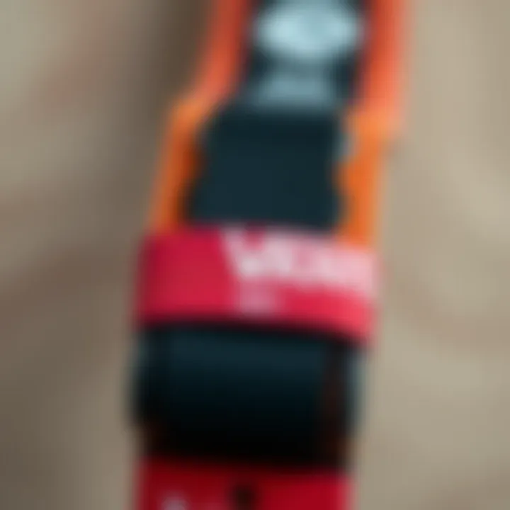 Durable Materials of Kyle Walker Vans Strap Close-up of the materials used in the Kyle Walker Vans strap highlighting durability