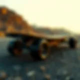 Landyachtz Rallycat skateboard showcasing its sleek design