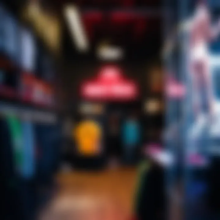 Interior view of the Matrix Clothing Shop