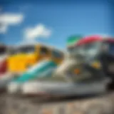 Diverse range of vans showcasing various styles and features