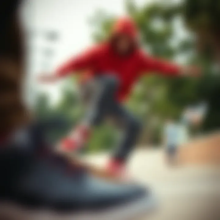 Vans and Skateboarding Culture: An Iconic Connection Skateboarder demonstrating the cultural significance of vans