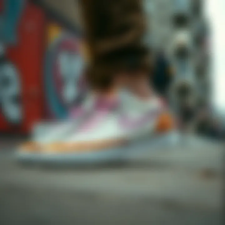 Nike Blazer 77 Low Top worn in an urban setting, highlighting its versatility