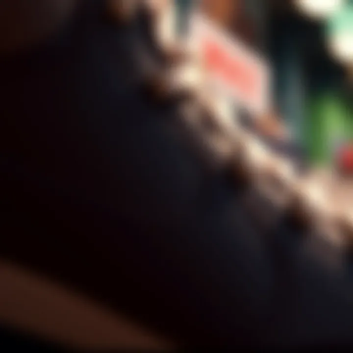 Detailed Close-up of Design Detailed close-up of the Nike Cortez High Top design