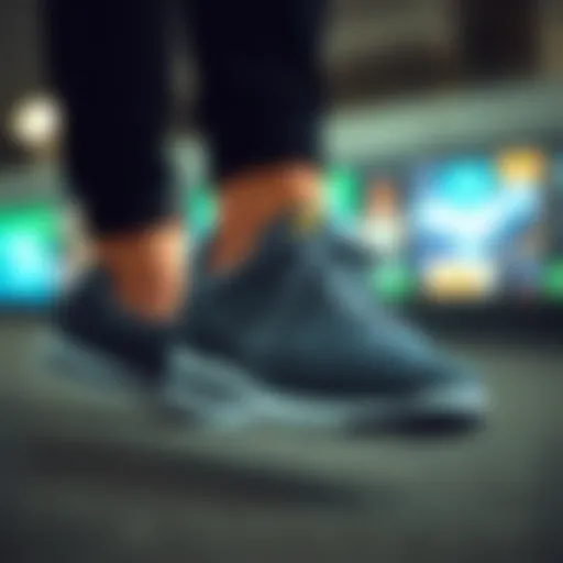 Sleek Design of Nike Cortez Stylish Nike Cortez nylon sneaker showcasing its sleek design