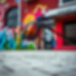 Stylish Oakley Breadbox sunglasses showcased against a vibrant urban backdrop.