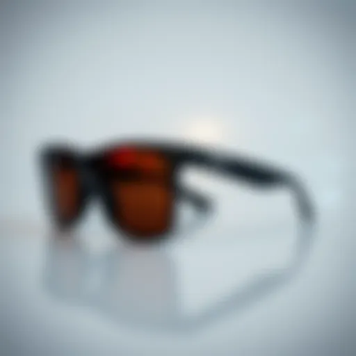 Stylish Oakley Holbrook sunglasses on a reflective surface