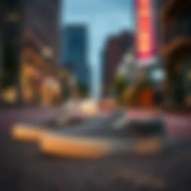 Urban Style Featuring Oncloud Slip-Ons Fashionable display of Oncloud slip-ons in an urban setting