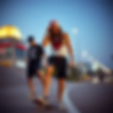 Trend Analysis of Skate Fashion with PacSun Heart Shorts Trend analysis of skate fashion featuring PacSun heart shorts