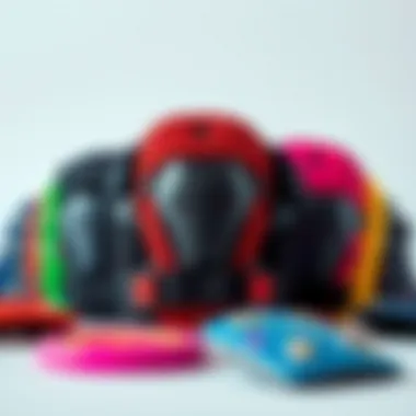 A variety of plus size skate pads showcasing diverse styles and colors