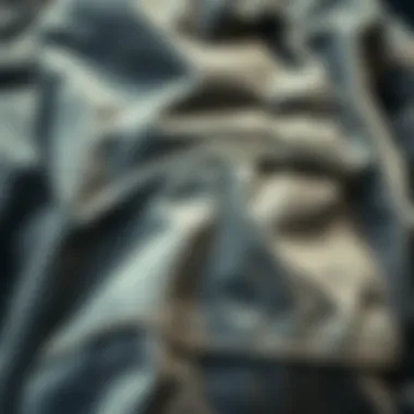 Close-up of the fabric and stitching of Rothco BDU combat shorts