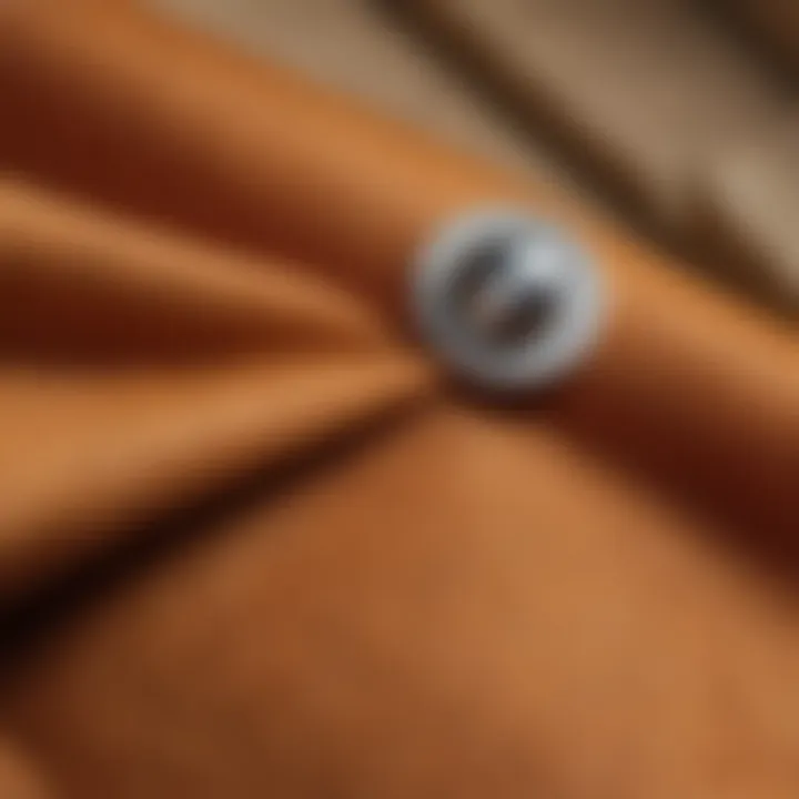 Close-up of Carhartt fabric texture