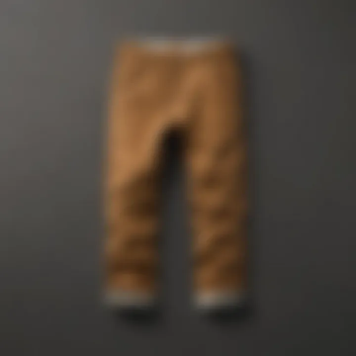 Infographic on features to consider in Carhartt pants