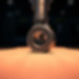 Detailed view of skateboard bearing spacers showcasing their structure