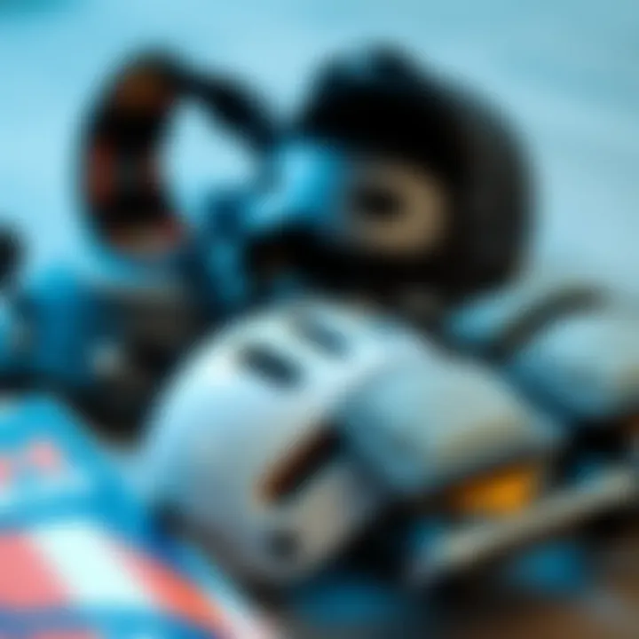 Essential Safety Gear for Skateboarding Safety gear laid out including helmet and pads