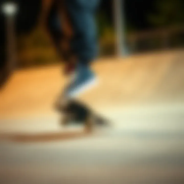 A skateboarder performing tricks while wearing Supra skate shoes