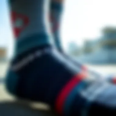 Close-up of Stance office socks showcasing material quality