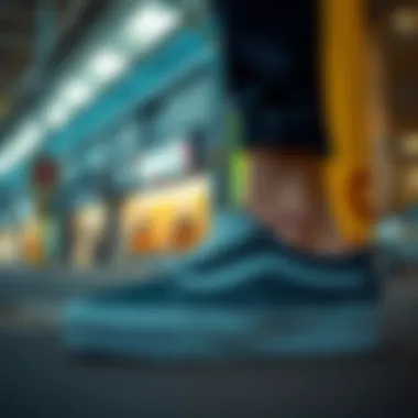 Graphic representation of sustainability efforts in Vans production