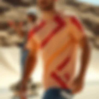 Innovative tan-through fabric showcasing sun exposure dynamics