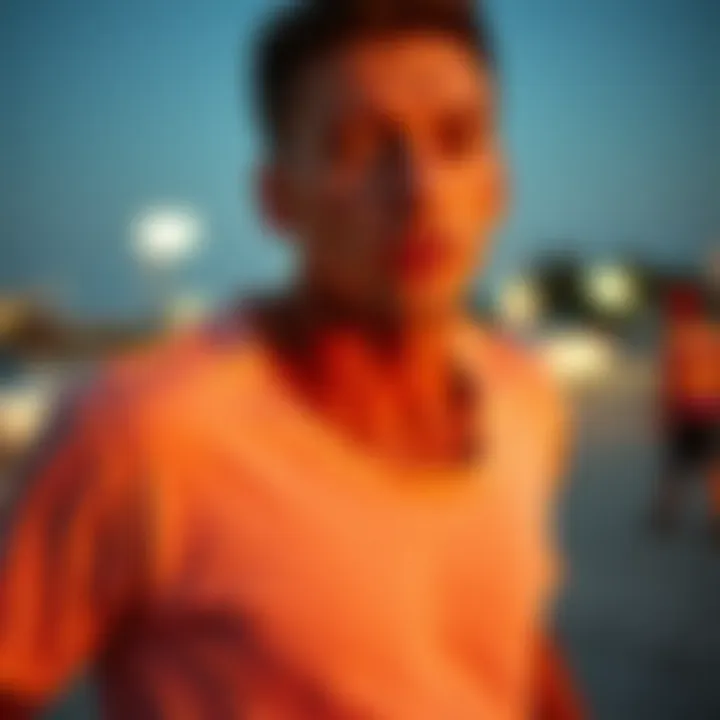 Visual representation of tanning effects on skin