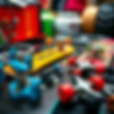 Essential Fingerboarding Gear An array of fingerboarding gear including decks, trucks, and wheels