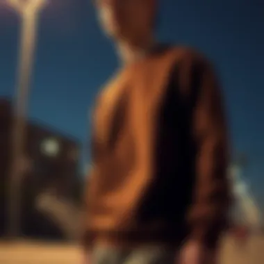 Notable The Brown Crew Neck Sweatshirt: An Examination of Its Fabric, Functionality, and Influence in Skate Culture