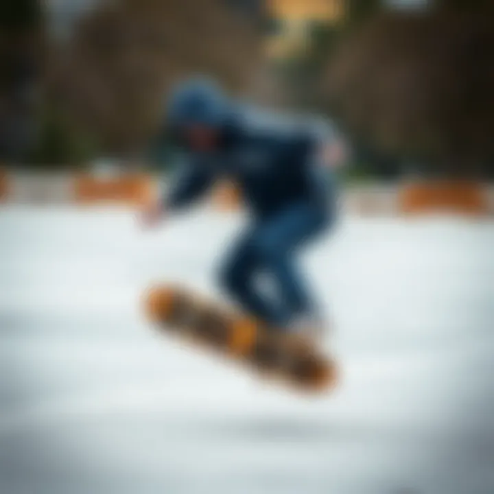 Skater performing tricks while wearing a wind breaker