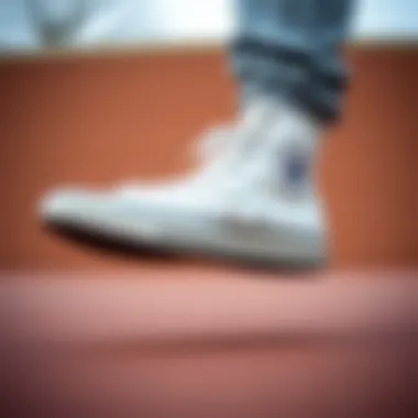Notable The Essence of White Leather Hightop Converse in Skate Culture