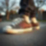 Historical evolution of skate chucks in skateboarding culture