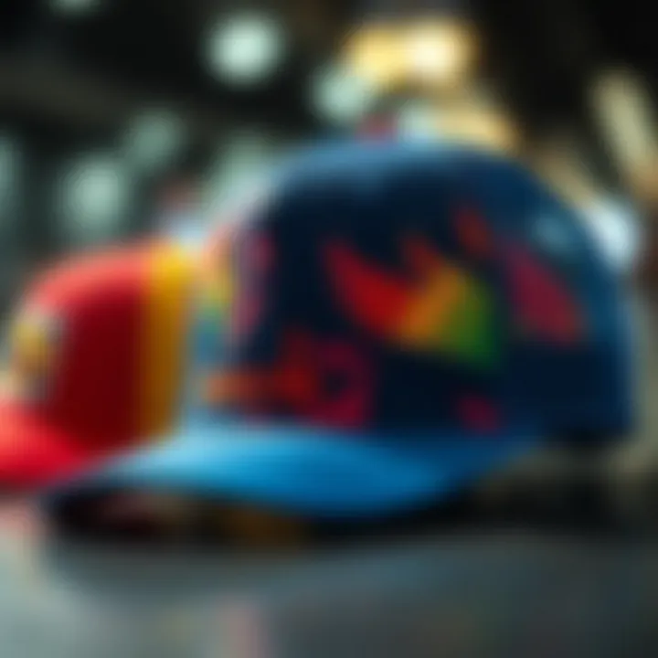 Classic mesh snapback cap in vibrant colors