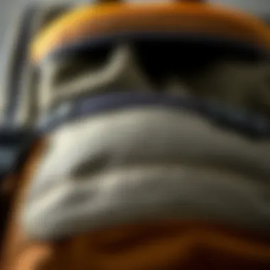 Close-up of materials used in the Retreat Backpack