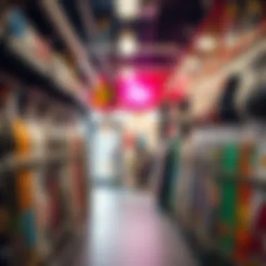 Interior of a vibrant skate shop showcasing various boards and accessories