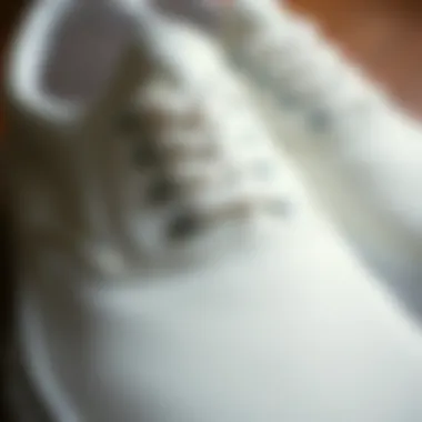 Material Detail of Vans Classic Slip-Ons Close-up of Vans Classic Slip-Ons highlighting the texture and material