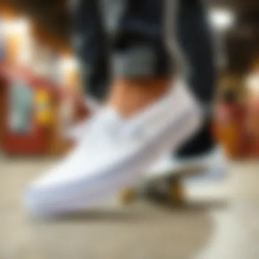 Timeless Design of Vans Classic Slip-Ons Vans Classic Slip-Ons showcasing their timeless design