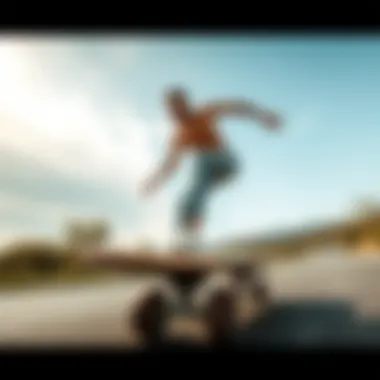 An individual enjoying a smooth ride on an Arbor cruiser