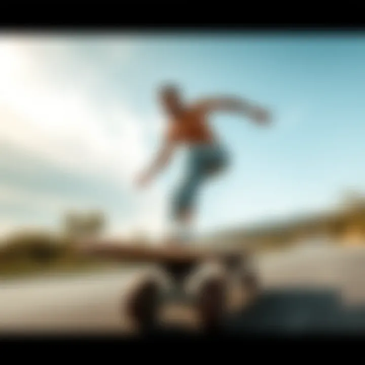 An individual enjoying a smooth ride on an Arbor cruiser