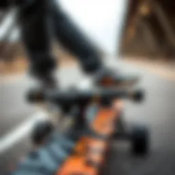 A close-up view of Dragon Alliance skate gear showcasing its innovative designs