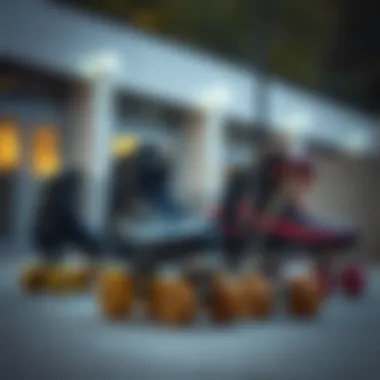 Different types of roller skates for concrete skating