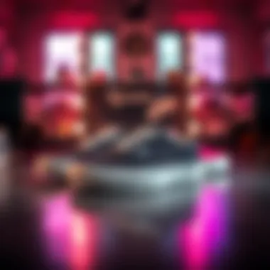 Vans ComfyCush gum sole displayed in a stylish studio environment