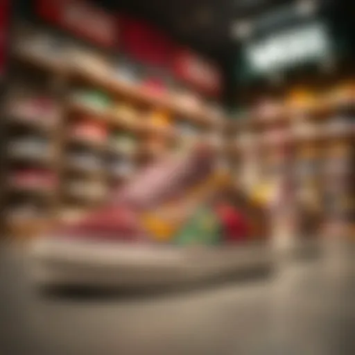 Vans Old Skool Platform shoe display showcasing diverse designs