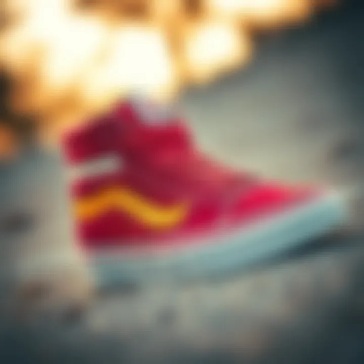 Vans SK-8 Hi Pro showcasing its unique design elements