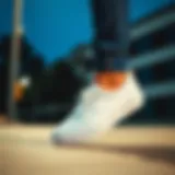 Sleek Design of Vans White Slip Vans White Slip showcasing its sleek design