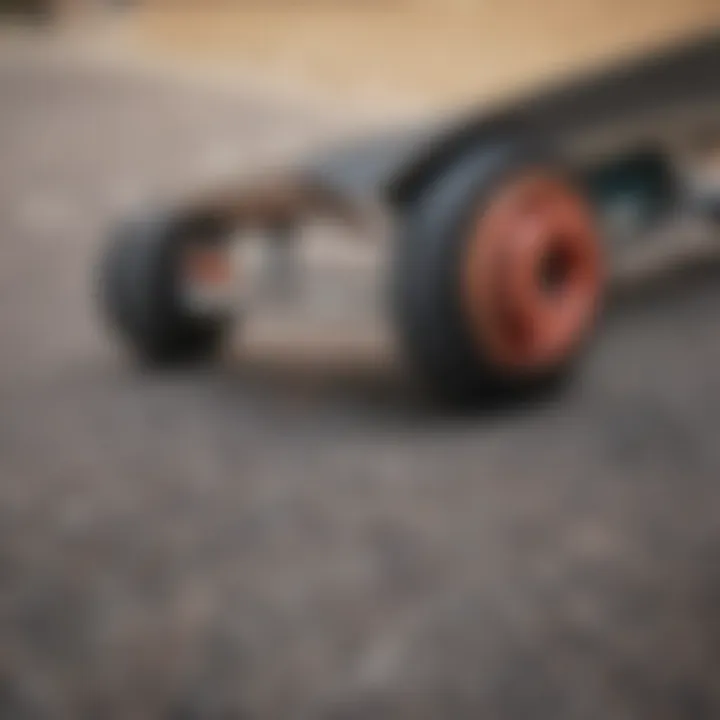 Different materials used for skateboard grip tape displayed together