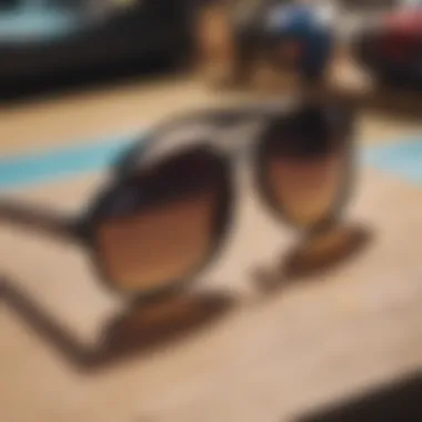 A variety of Viper sunglasses models showcased in a retail environment