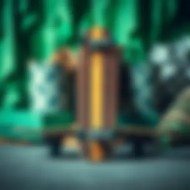 A Zenit skateboard displayed against a backdrop of eco-friendly materials